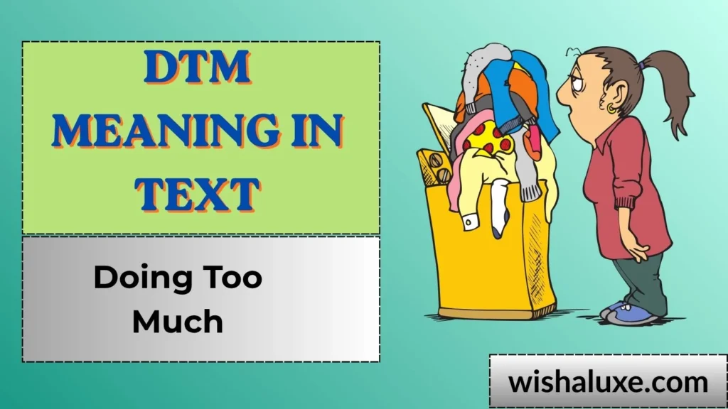 dtm meaning in text