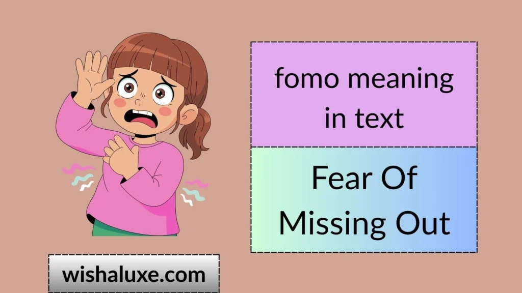 fomo meaning in text