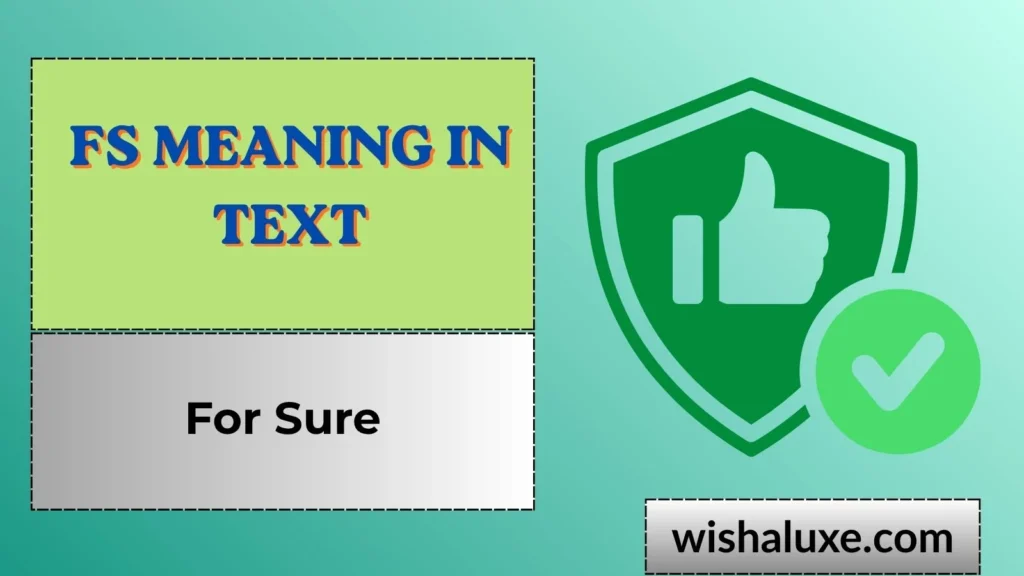 fs meaning in text