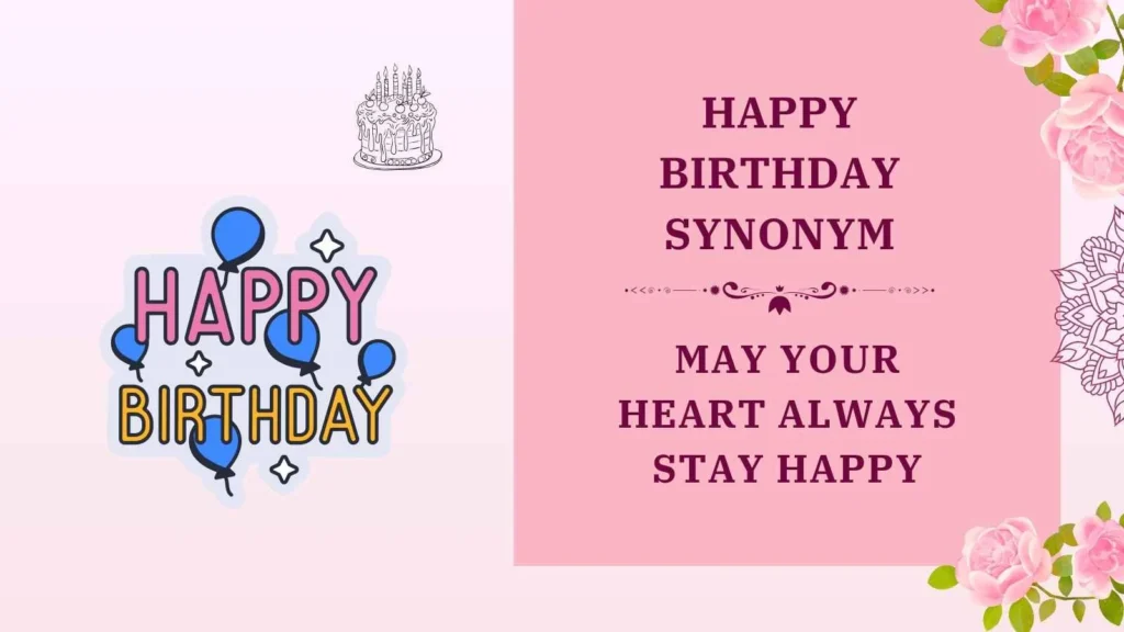 happy birthday synonym