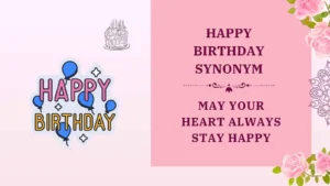happy birthday synonym