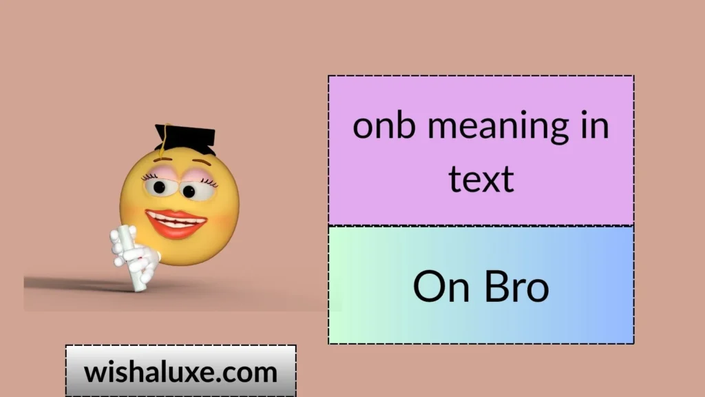 onb meaning in text
