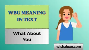 wbu meaning in text
